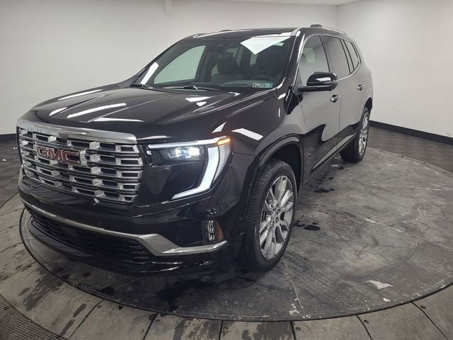 2026 GMC Acadia Denali in Ebony Twilight Metallic — front three-quarter view
