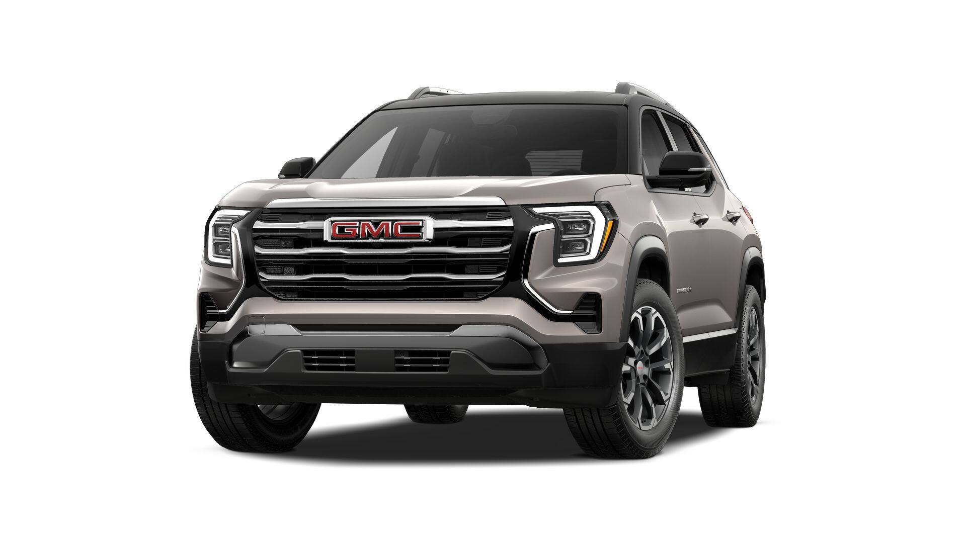 2027 GMC Terrain AWD Elevation in Riverstone Metallic — front three-quarter view
