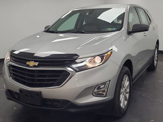 2018 Chevrolet Equinox LS in Silver Ice Metallic — front three-quarter view