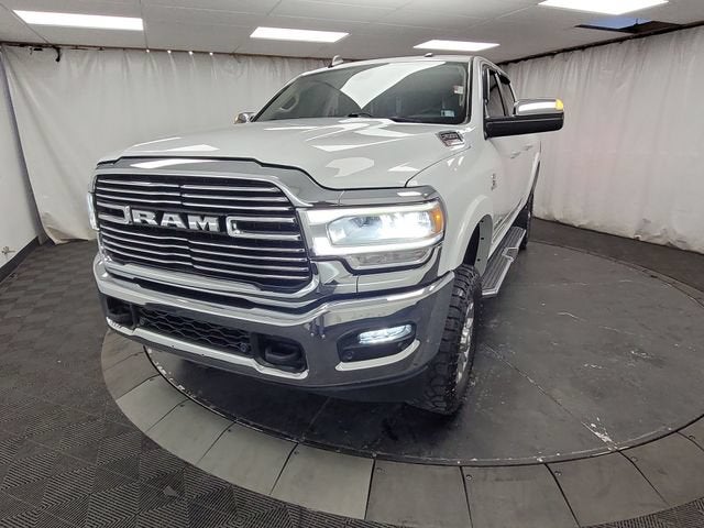2022 RAM 2500 Laramie in White — front three-quarter view