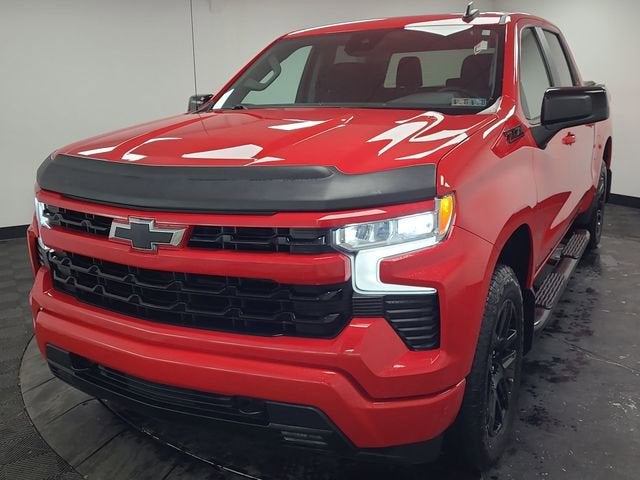 2023 Chevrolet Silverado 1500 RST in Red Hot — front three-quarter view