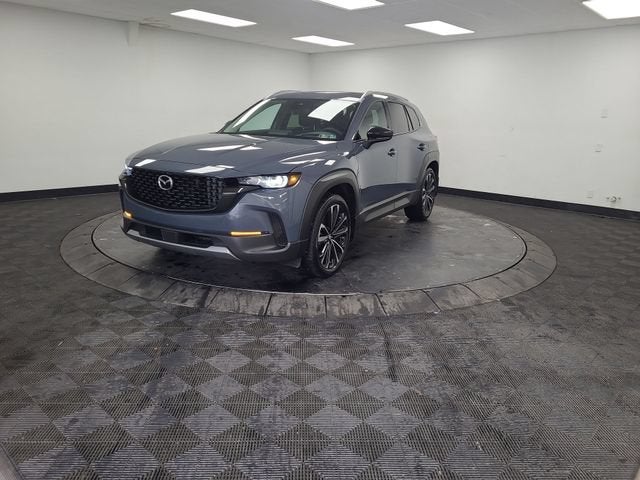 2024 Mazda Mazda CX-50 2.5 Turbo Premium Package in Blue — front three-quarter view